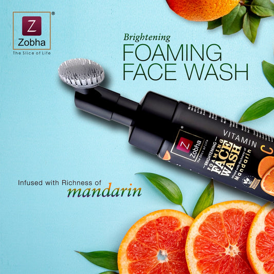Get glow on Rakhi with Vitamin C Foaming Face Wash