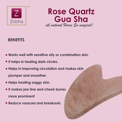 Benefits of Rose Quartz Gua Sha