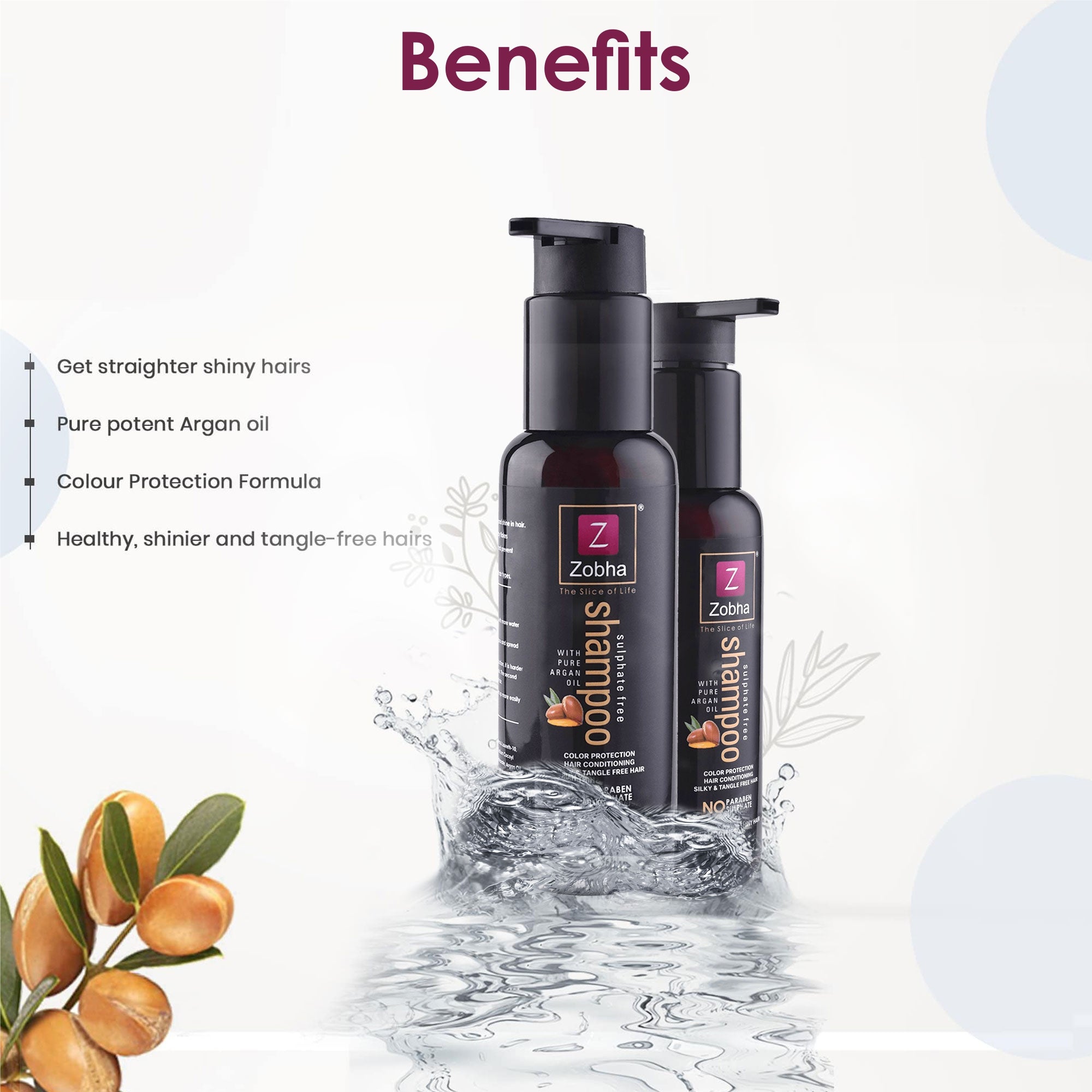 Benefits of Zobha Sulphate Free Shampoo